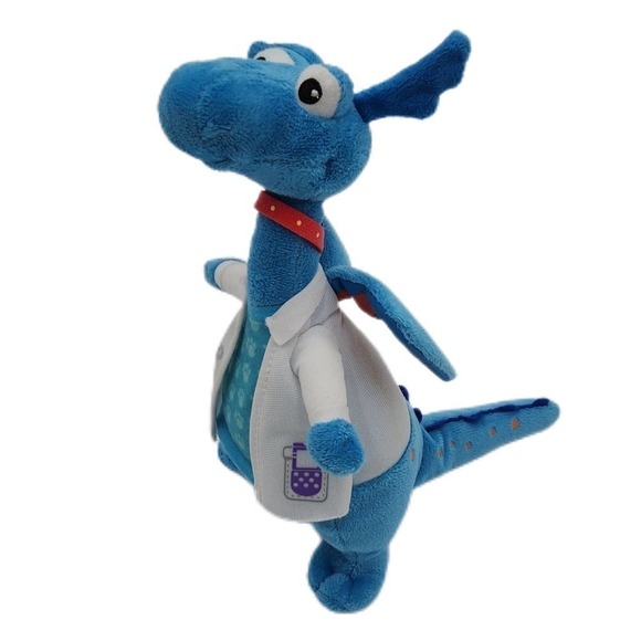 The Disney Store Doc McStuffins Stuffy Dragon Plush Stuffed Animal 8.5" Blue - Picture 2 of 8